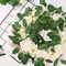 60pcs Bulk Rose Leaves Artificial Greenery Fake Rose Flower Leaves for DIY Wedding Bouquets Centerpieces Party Decorations Rose Vine Wreath Garlands Supplies